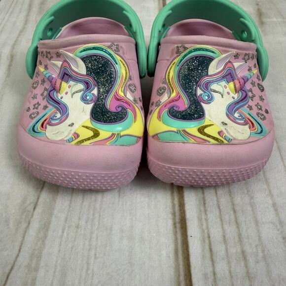 crocs fun‎ lab unicorn clog 4C - Picture 3 of 5
